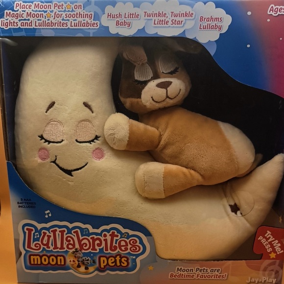Moon Pets Plush Toy - Cream and Brown - Picture 8 of 9